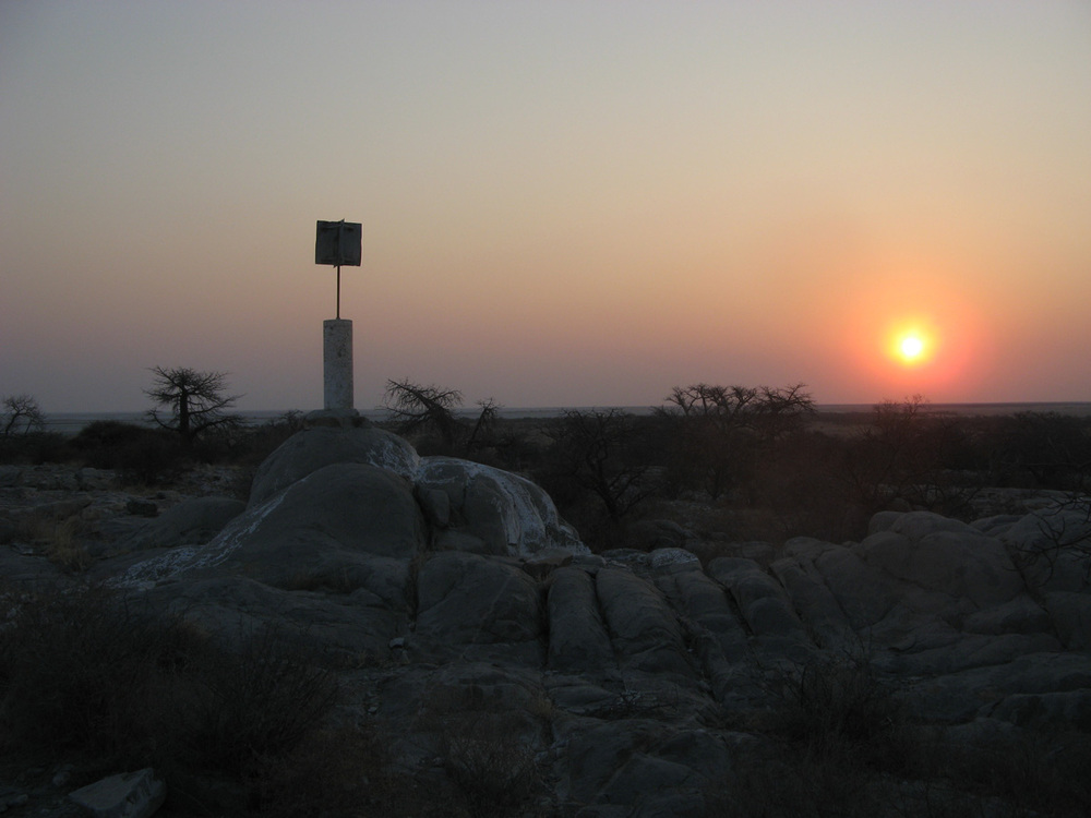 Ботсвана, Залез над Lekhubu island
